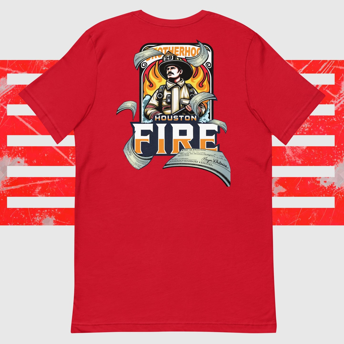 2024 HOUSTON FIREFIGHTER BACKPAY CHECK SHIRT