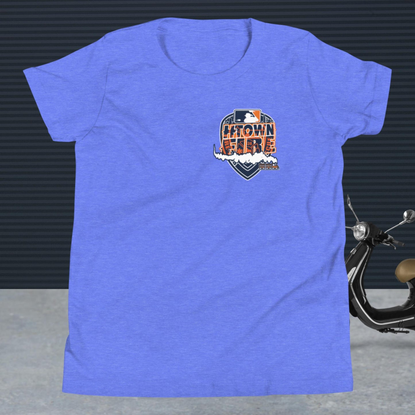 HTOWN FIRE MADE , ASTROS THEMED Youth Short Sleeve T-Shirt