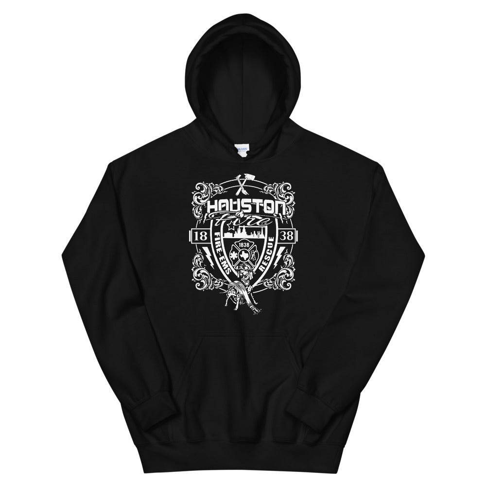 HOUSTON FIRE SHIELD UNISEX HOODIE