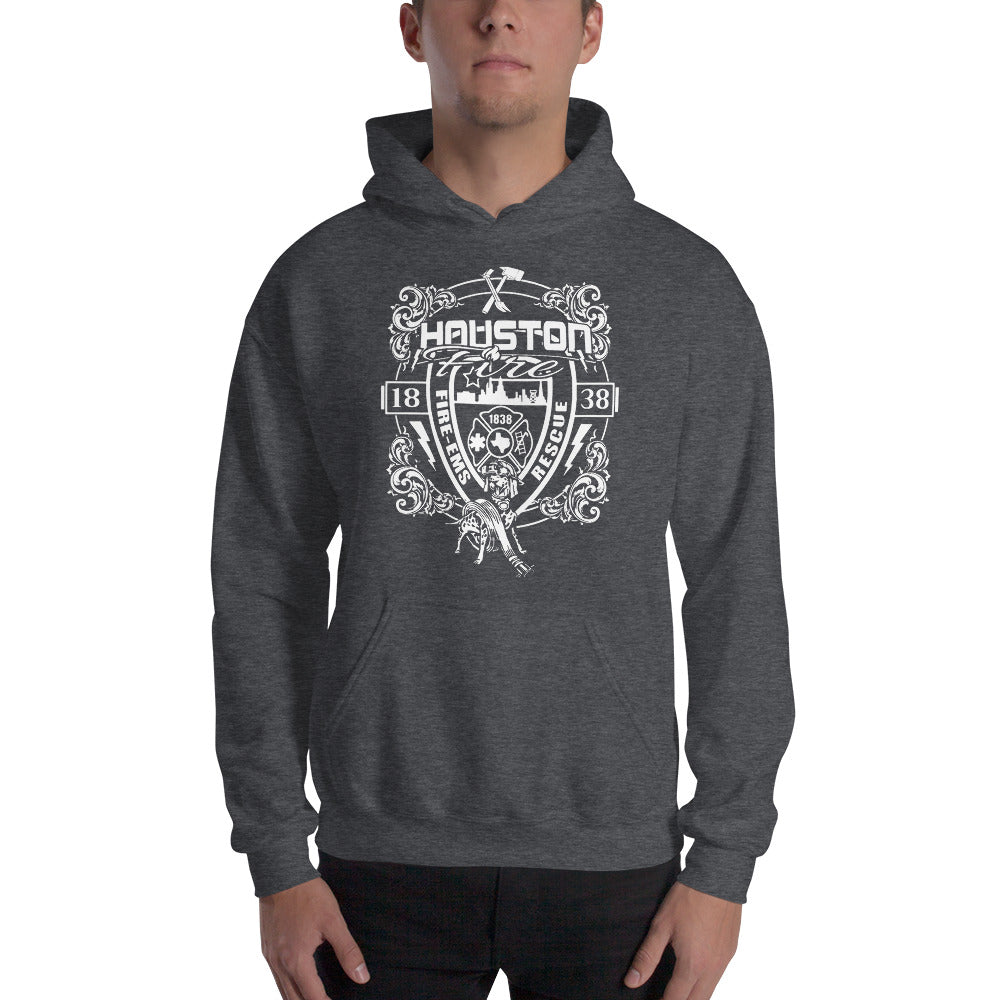 HOUSTON FIRE SHIELD UNISEX HOODIE