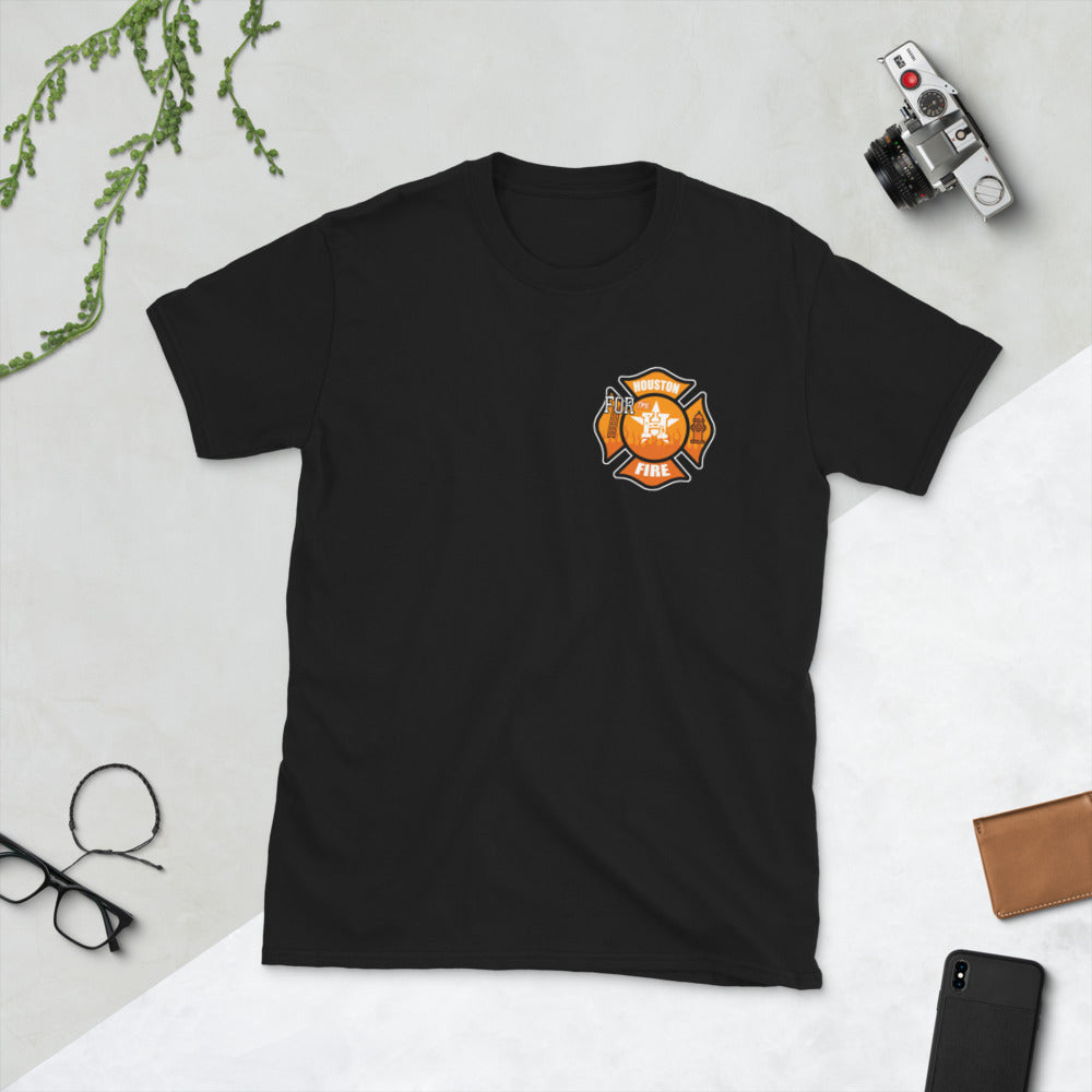 Houston fire department baseball themed Short-Sleeve Unisex T-Shirt