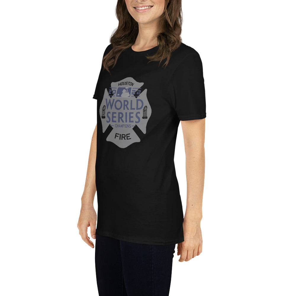 HFD WORLD SERIES THEMED HOUSTON FIRE Short-Sleeve Unisex T-Shirt