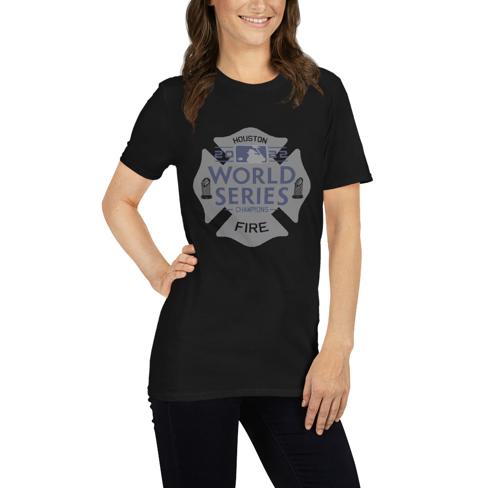 HFD WORLD SERIES THEMED HOUSTON FIRE Short-Sleeve Unisex T-Shirt