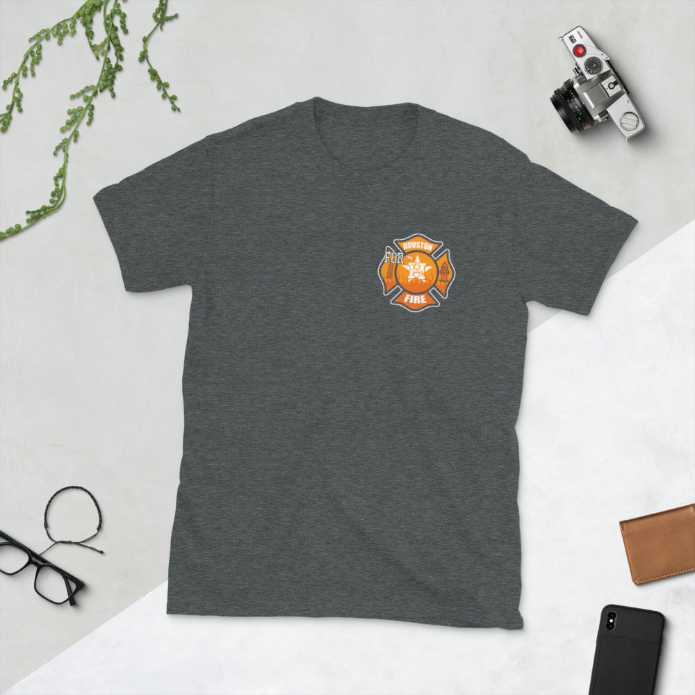 Houston fire department baseball themed Short-Sleeve Unisex T-Shirt