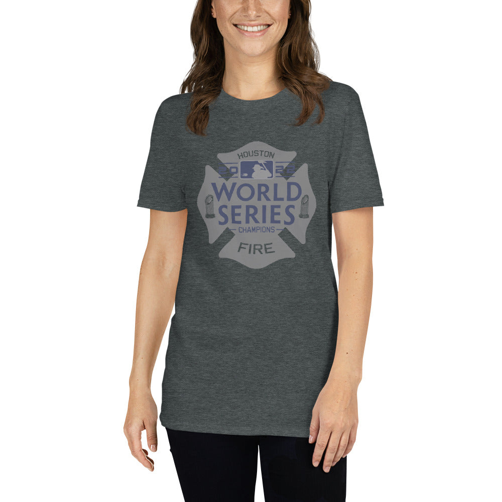 HFD WORLD SERIES THEMED HOUSTON FIRE Short-Sleeve Unisex T-Shirt