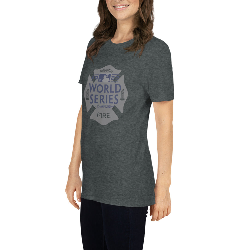 HFD WORLD SERIES THEMED HOUSTON FIRE Short-Sleeve Unisex T-Shirt