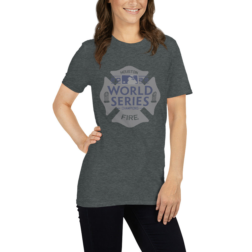 HFD WORLD SERIES THEMED HOUSTON FIRE Short-Sleeve Unisex T-Shirt