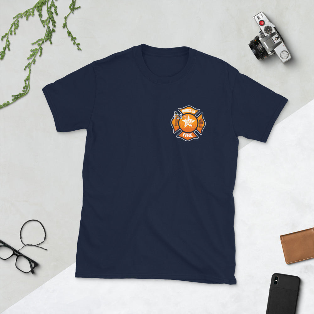 Houston fire department baseball themed Short-Sleeve Unisex T-Shirt