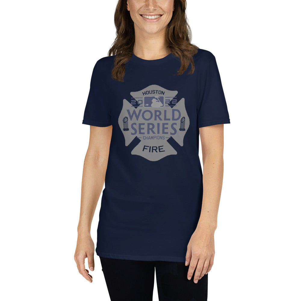 HFD WORLD SERIES THEMED HOUSTON FIRE Short-Sleeve Unisex T-Shirt