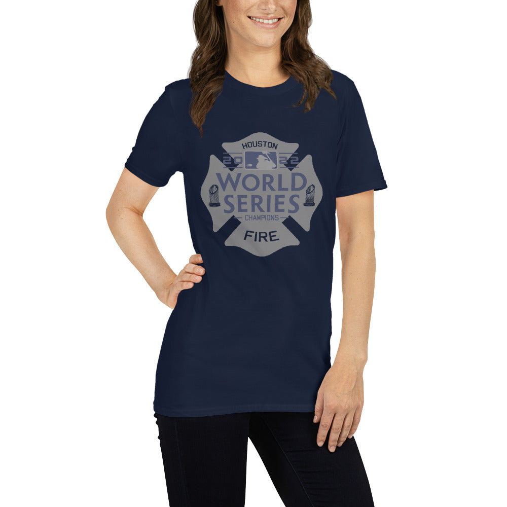 Houston fire department baseball themed Short-Sleeve Unisex T-Shirt