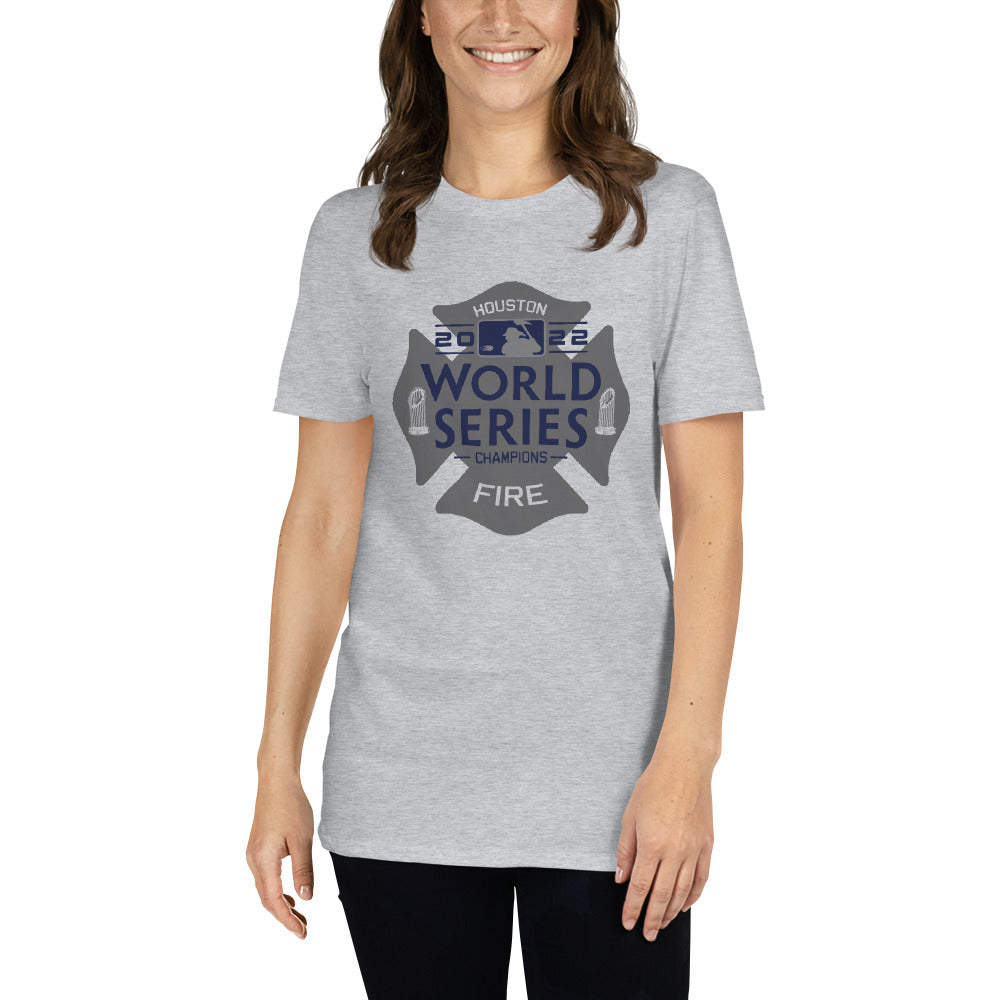 HFD WORLD SERIES THEMED HOUSTON FIRE Short-Sleeve Unisex T-Shirt