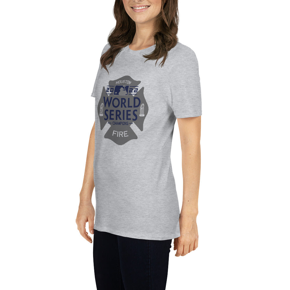 HFD WORLD SERIES THEMED HOUSTON FIRE Short-Sleeve Unisex T-Shirt