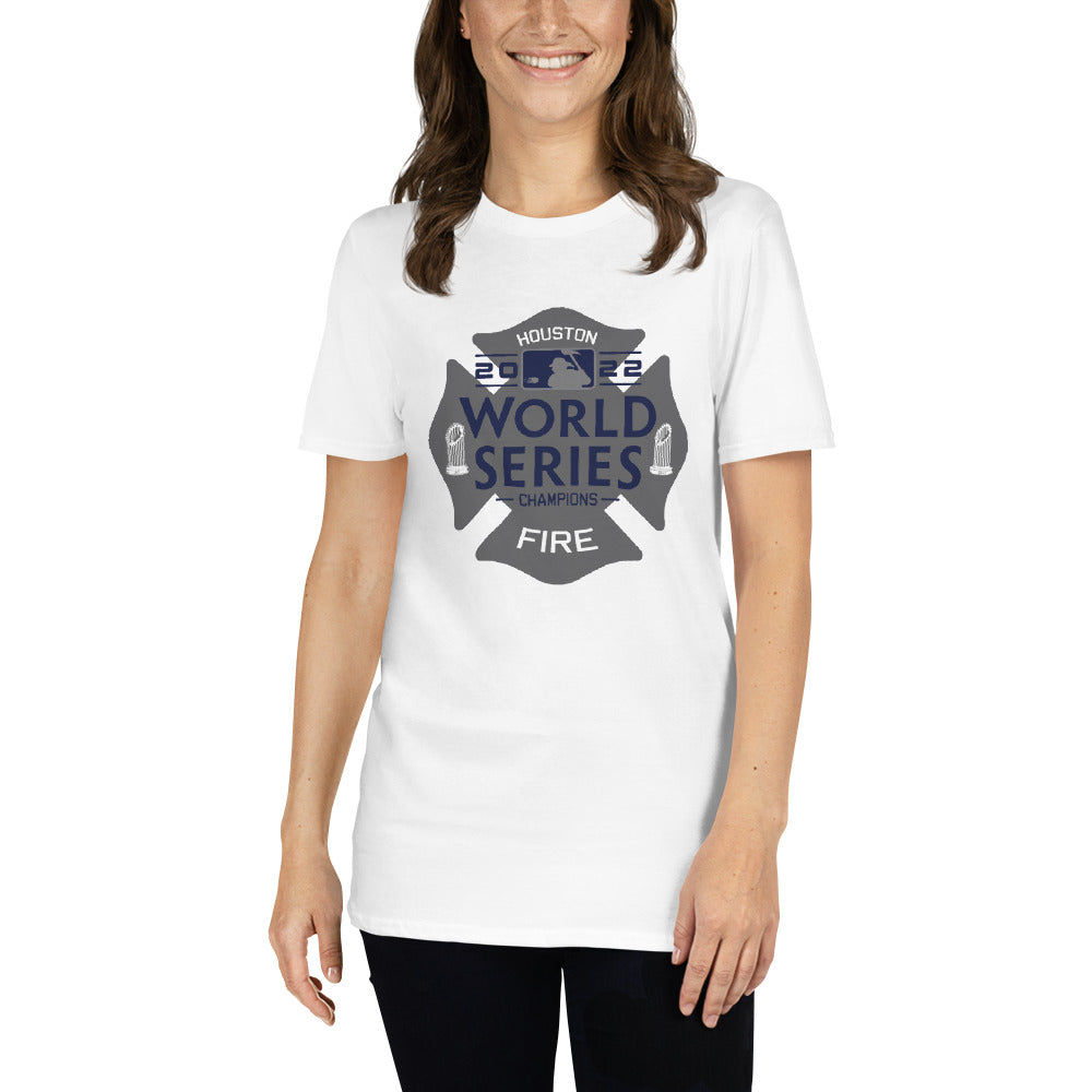 Houston fire department baseball themed Short-Sleeve Unisex T-Shirt