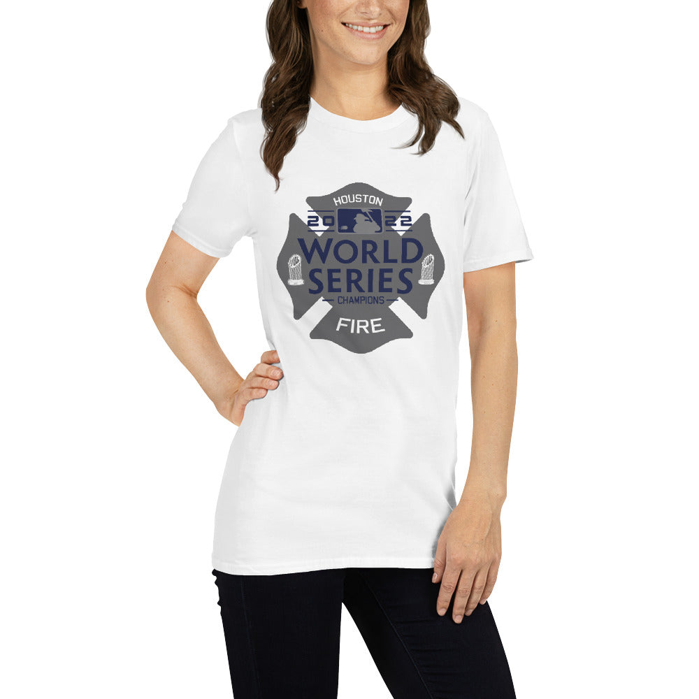 HFD WORLD SERIES THEMED HOUSTON FIRE Short-Sleeve Unisex T-Shirt