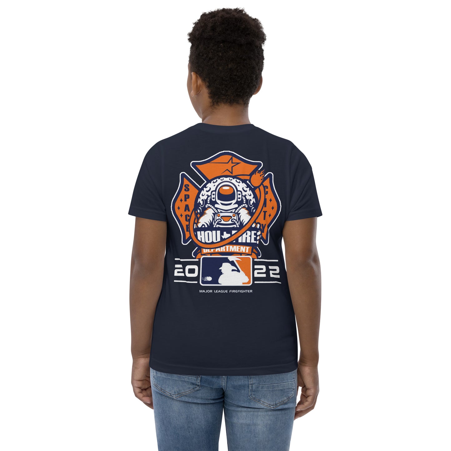 SPACE CITY HFD BASEBALL Youth jersey t-shirt